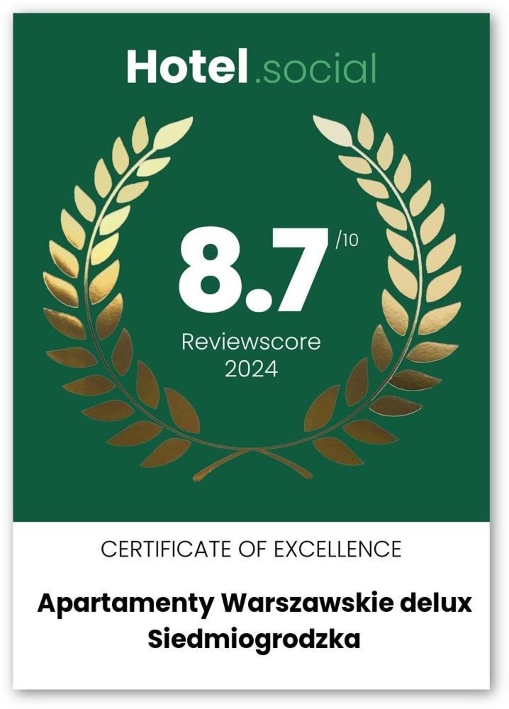 Apartamenty Warszawskie Delux Siedmiogrodzka Varsovia Exterior foto